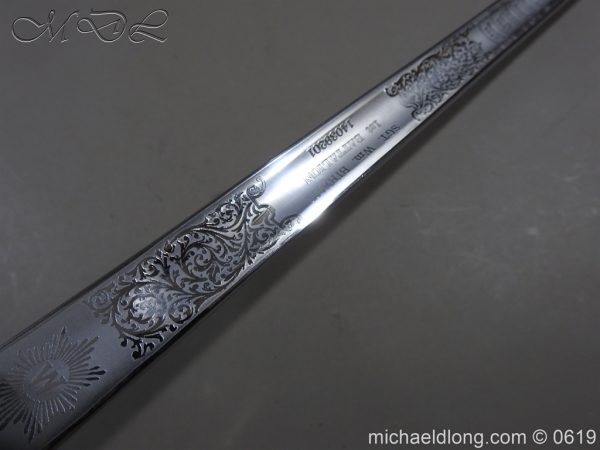 East Yorkshire Regimental Presentation Sword - Image 26