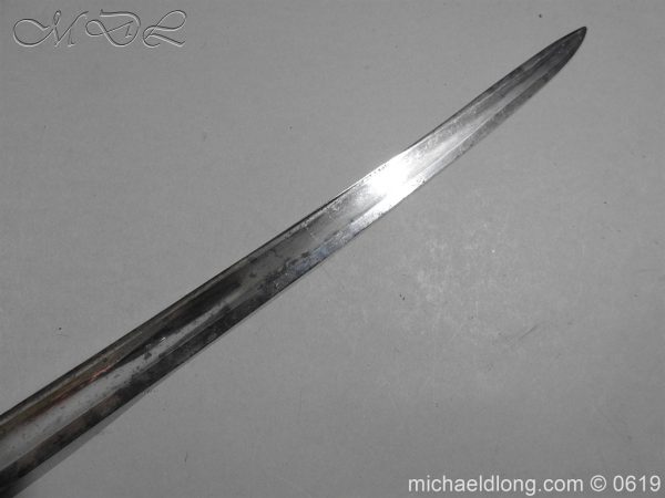 English Silver Mounted Hunting Hanger - Image 4