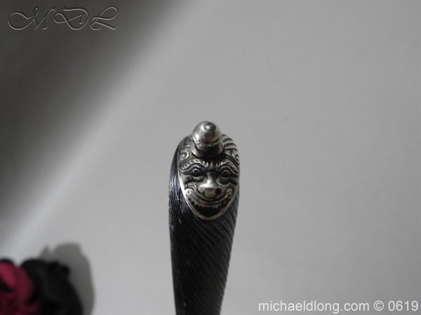 English Silver Mounted Hunting Hanger - Image 16