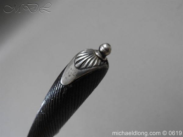 English Silver Mounted Hunting Hanger - Image 17