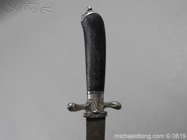 English Silver Mounted Hunting Hanger - Image 18