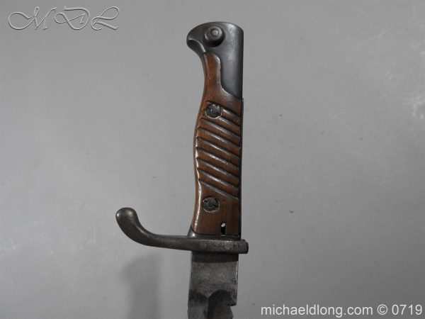 German Saw Back WW1 Butcher Bayonet - Image 10