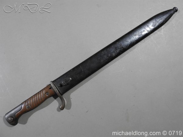 German Saw Back WW1 Butcher Bayonet - Image 14