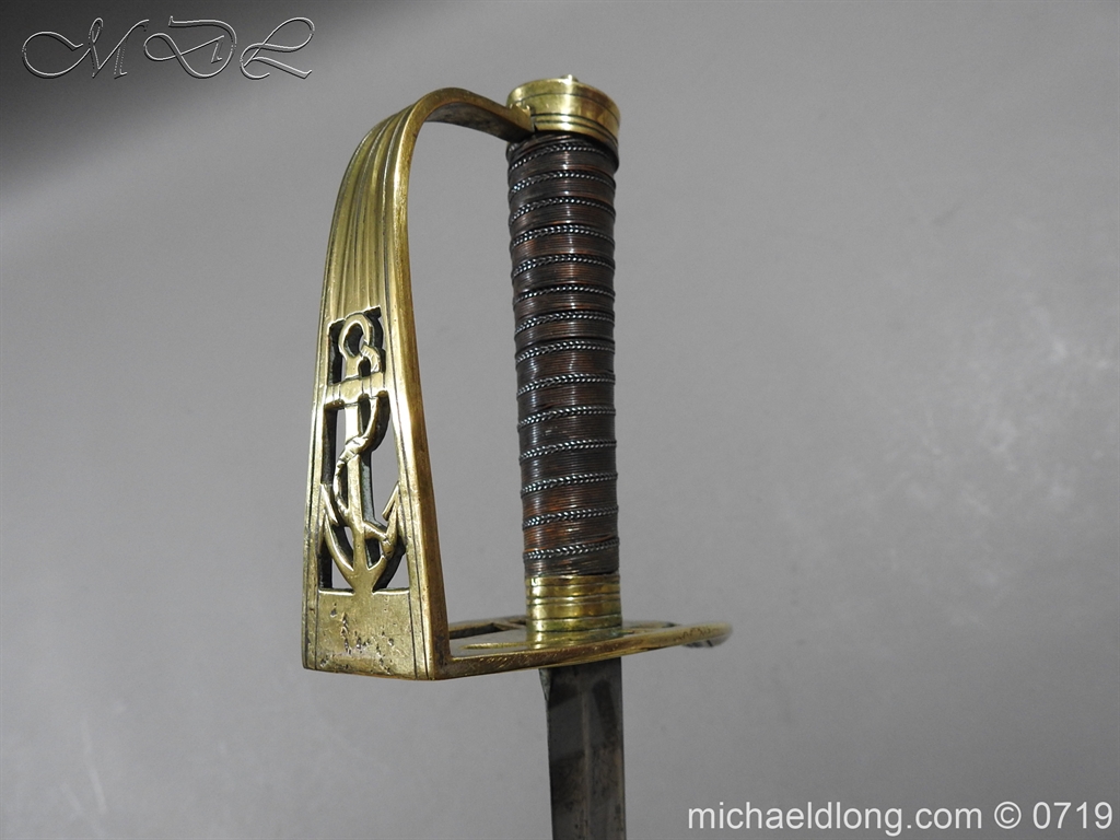Georgian Naval Fighting Sword c 1780 - Image 8