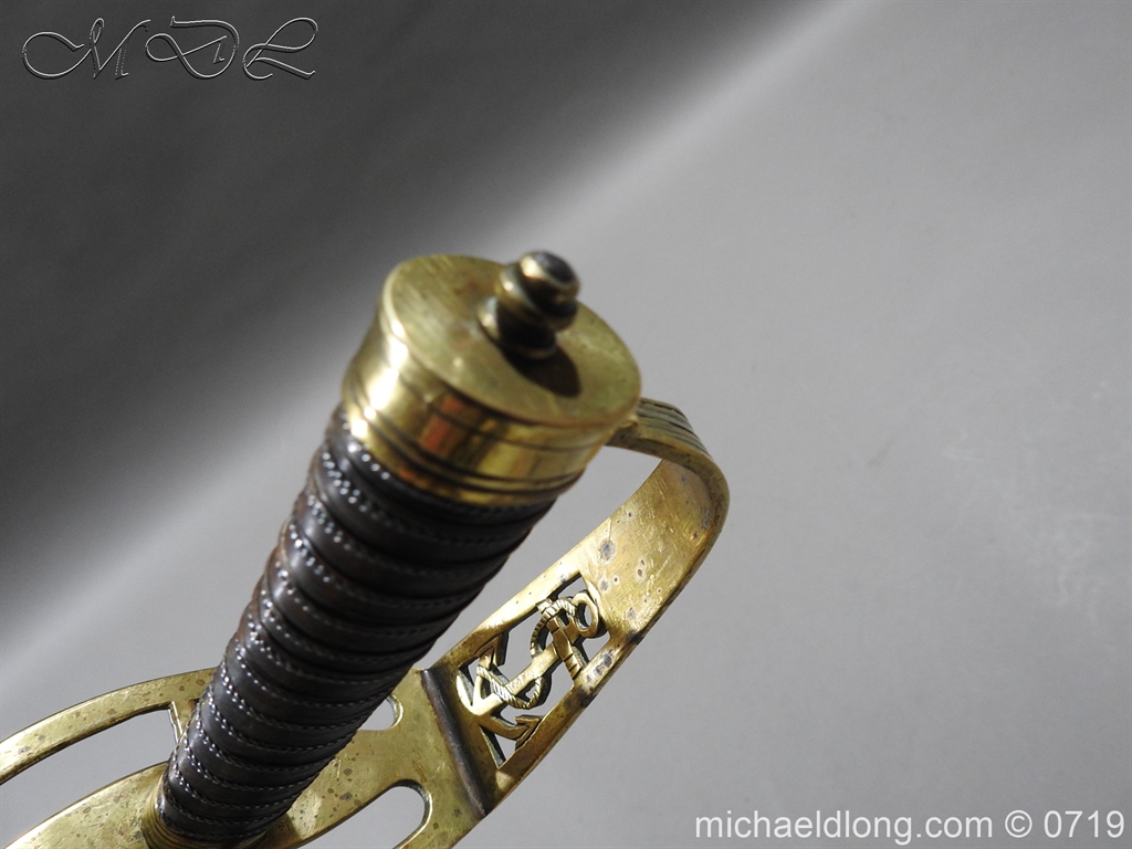 Georgian Naval Fighting Sword c 1780 - Image 7