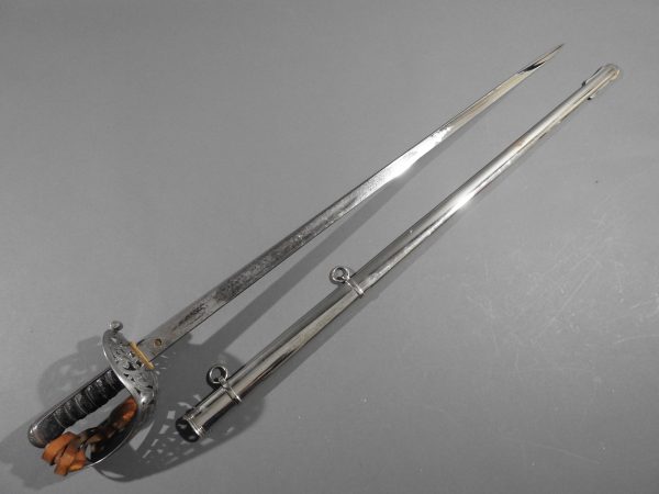 British 1887 Heavy Cavalry Sword - 2nd Baron Monk Bretton
