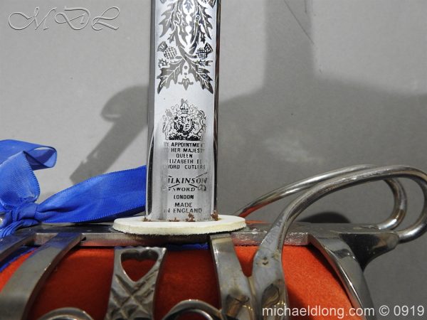 Scottish ER 2 Basket Hilted Sword by Wilkinson Sword - Image 11