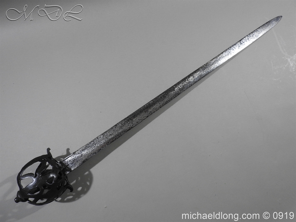 English Ribbon Hilt Broadsword C 1600