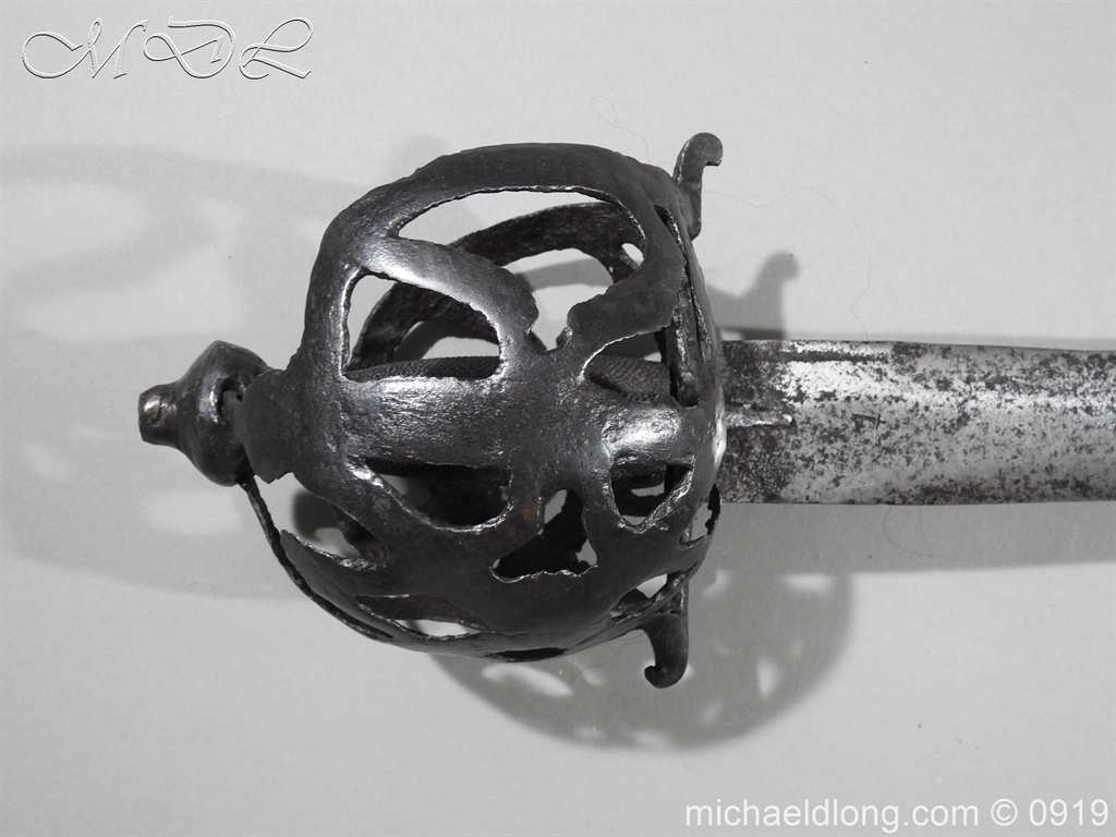 English Ribbon Hilt Broadsword C 1600 - Image 2