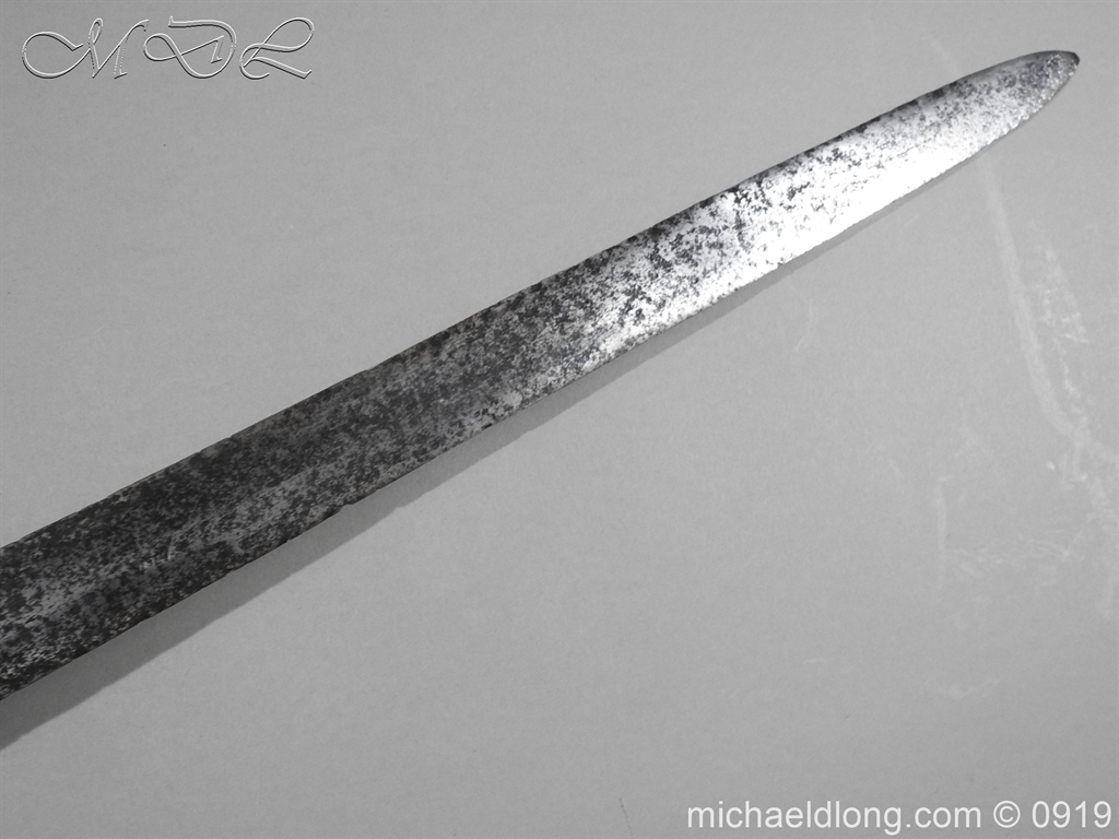 English Ribbon Hilt Broadsword C 1600 - Image 4