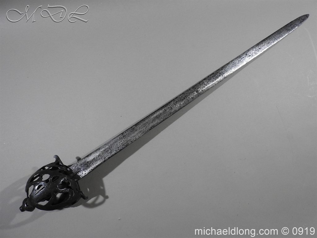 English Ribbon Hilt Broadsword C 1600 - Image 5