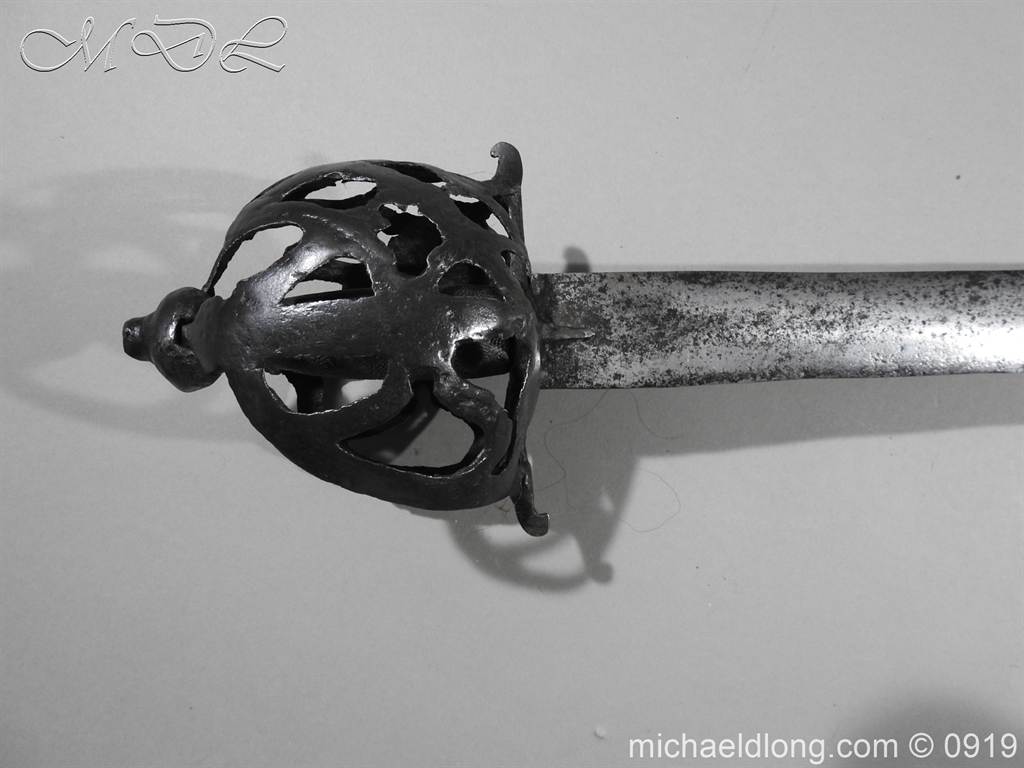 English Ribbon Hilt Broadsword C 1600 - Image 6