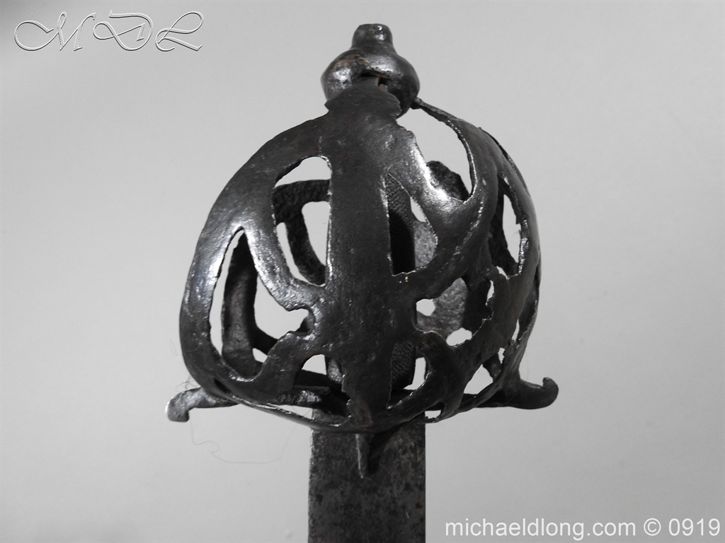 English Ribbon Hilt Broadsword C 1600 - Image 9