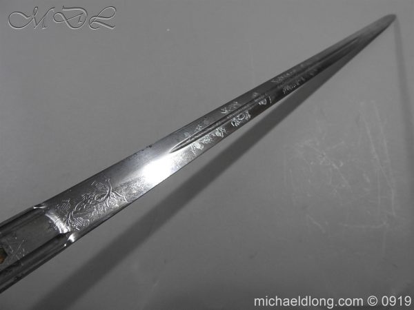 Scottish KOSB Officer's Sword by Wilkinson - Image 11