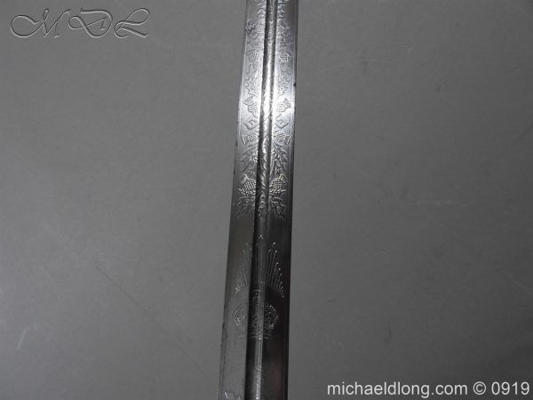 Scottish KOSB Officer's Sword by Wilkinson - Image 14