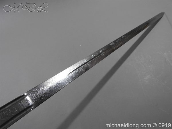 Scottish KOSB Officer's Sword by Wilkinson - Image 17