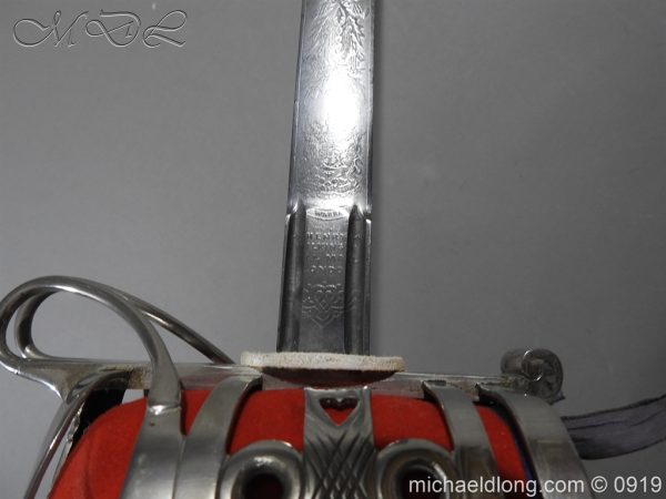 Scottish KOSB Officer's Sword by Wilkinson - Image 18