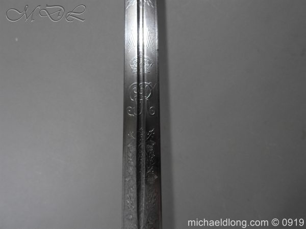 Scottish KOSB Officer's Sword by Wilkinson - Image 20