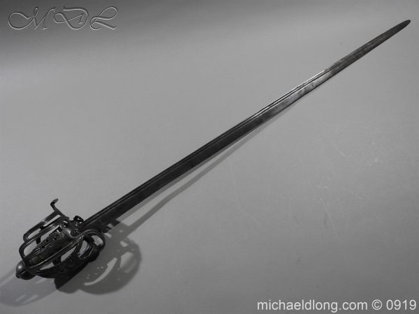 English Basket Hilt Cavalry Sword c 1740