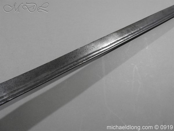 English Basket Hilt Cavalry Sword c 1740 - Image 7