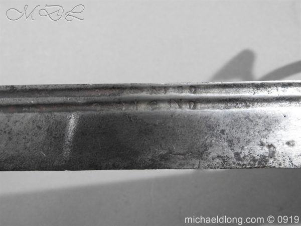 English Basket Hilt Cavalry Sword c 1740 - Image 17