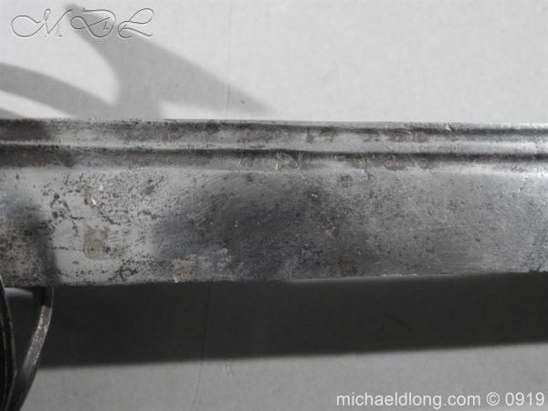 English Basket Hilt Cavalry Sword c 1740 - Image 18