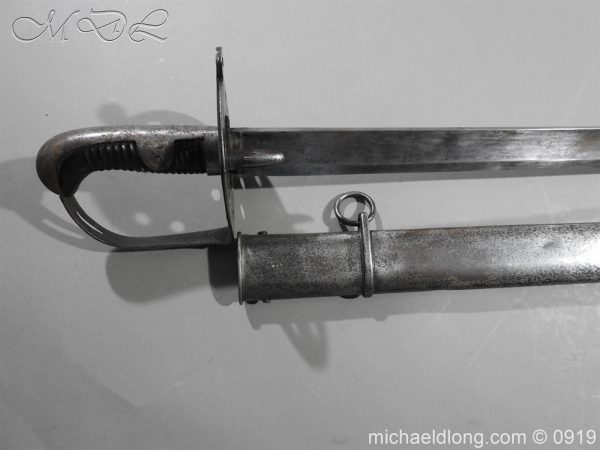 1796 Heavy Cavalry Disk Hilt Troopers Sword by Dawes - Image 2