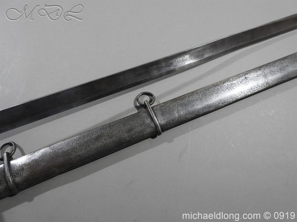 1796 Heavy Cavalry Disk Hilt Troopers Sword by Dawes - Image 3