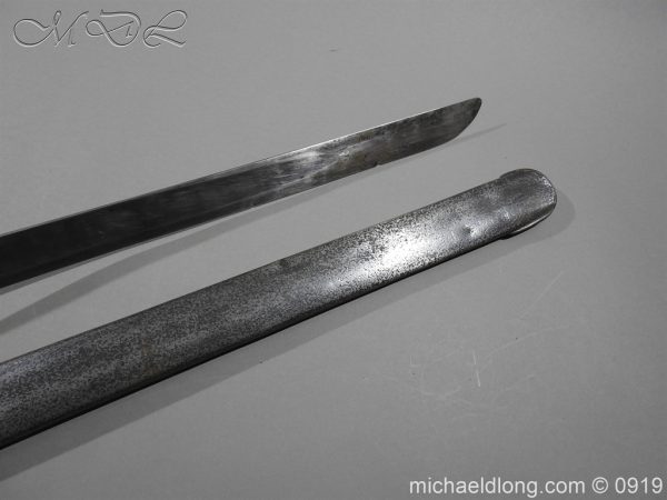 1796 Heavy Cavalry Disk Hilt Troopers Sword by Dawes - Image 4