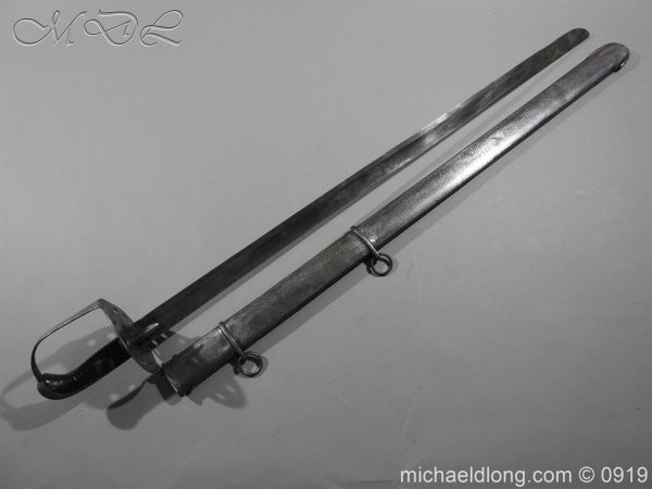 1796 Heavy Cavalry Disk Hilt Troopers Sword by Dawes - Image 5