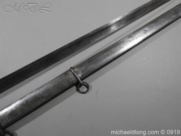 1796 Heavy Cavalry Disk Hilt Troopers Sword by Dawes - Image 7
