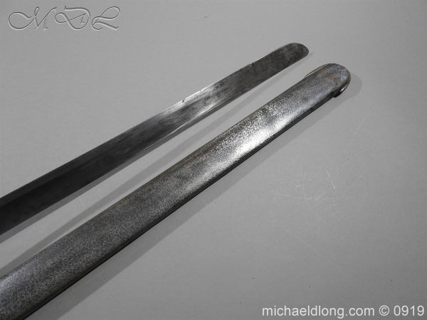 1796 Heavy Cavalry Disk Hilt Troopers Sword by Dawes - Image 8