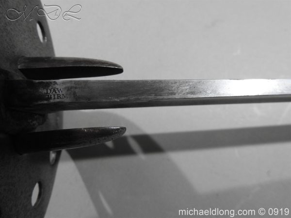 1796 Heavy Cavalry Disk Hilt Troopers Sword by Dawes - Image 18