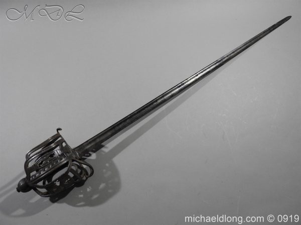 English Basket Hilt Cavalry Sword