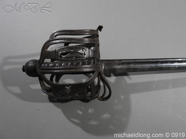 English Basket Hilt Cavalry Sword - Image 2