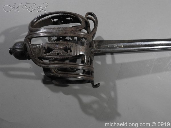 English Basket Hilt Cavalry Sword - Image 6