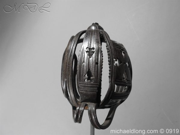 English Basket Hilt Cavalry Sword - Image 14