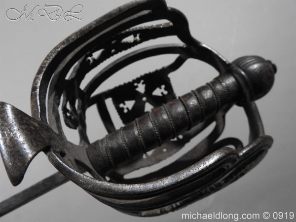 English Basket Hilt Cavalry Sword - Image 16