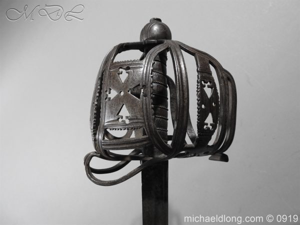 English Basket Hilt Cavalry Sword - Image 19