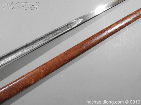 WW1 British 1897 Officers Presentation Sword - Image 3