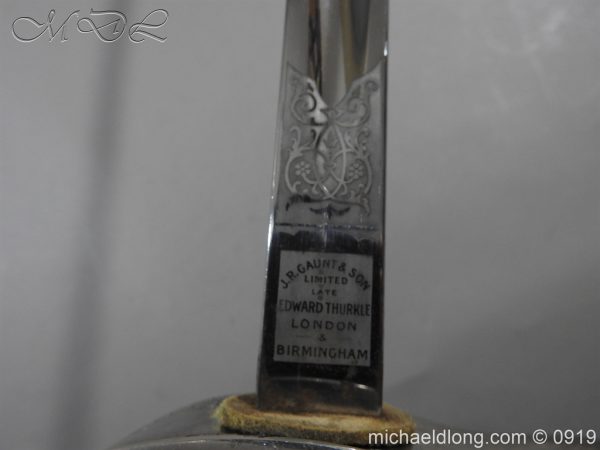 WW1 British 1897 Officers Presentation Sword - Image 16