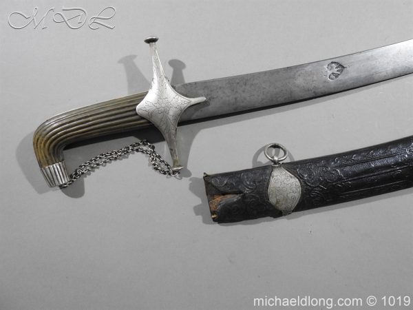 Silver Mounted Shamshir c 1820 - Image 2