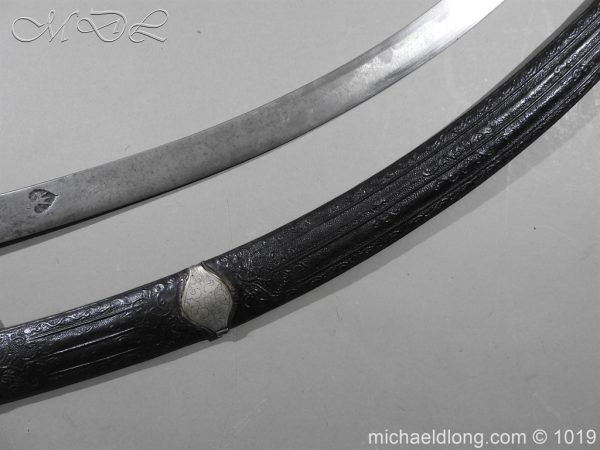 Silver Mounted Shamshir c 1820 - Image 3