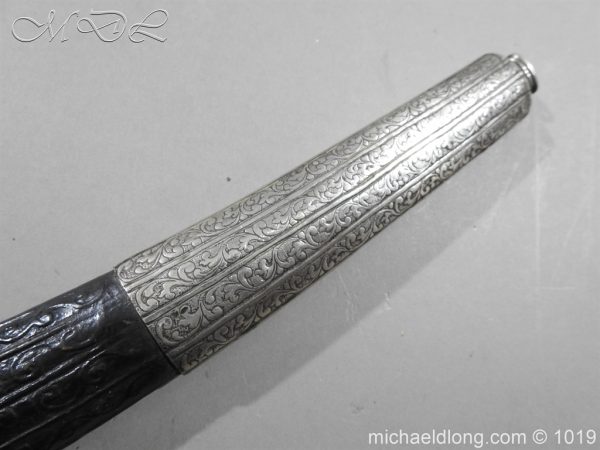Silver Mounted Shamshir c 1820 - Image 8