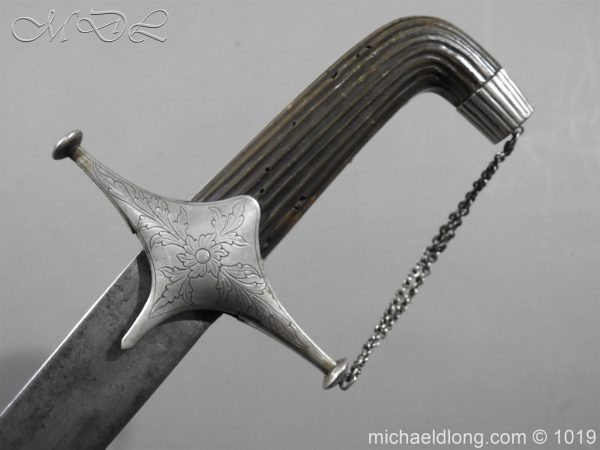 Silver Mounted Shamshir c 1820 - Image 15