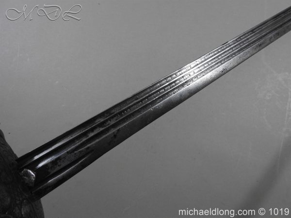 English Mortuary Hilted Broadsword 17th Century - Image 5