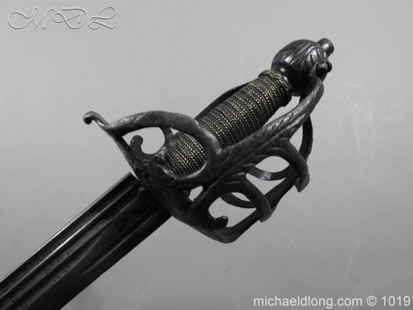 English Mortuary Hilted Broadsword 17th Century - Image 22