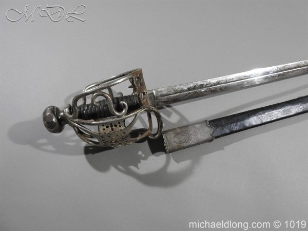 Scottish Basket Hilted Sword Silver Mounts - Image 2