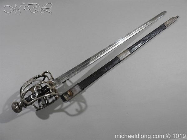 Scottish Basket Hilted Sword Silver Mounts - Image 5