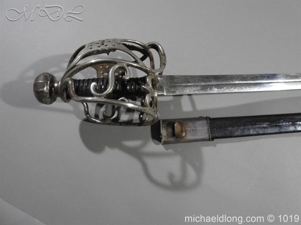 Scottish Basket Hilted Sword Silver Mounts - Image 6